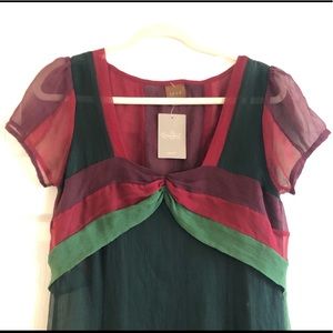 Beautiful IPSA silk dress from Anthropologie.